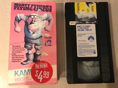 Monty Python's Flying Circus: Kamikaze Highlanders - Volume 12 (VHS, 1988) - Image 1 of 3