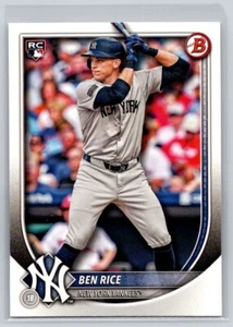 Ben Rice Rookie - 2025 Bowman #85 - New York Yankees - Baseball Card - Picture 1 of 10