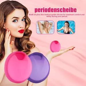Silikon-Menstruationsscheibe Menstruationsbecher aus Silikon, Scheibenpolster, w - Bild 1 von 16