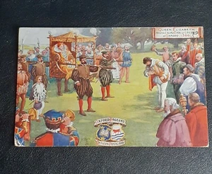 OXFORD - 1907 PAGEANT, GEORGE III at ST GILES FAIR Artist Ludovici TUCK Postcard - Picture 1 of 4