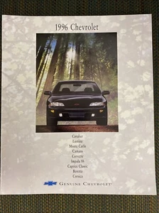 1996 Chevrolet Brochure/Pamphlet : Cavalier, Lumina, Monte Carlo, Camaro, Corvet - Bild 1 von 1