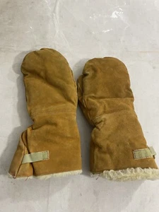 Vintage Suede Shearling Insanely Awesome Jumbo Gloves - Picture 1 of 12