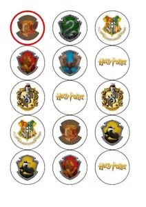 Harry Potter | Hogwarts Comestible Fiesta de Cupcake Toppers 15 x 5 cm - Imagen 1 de 1