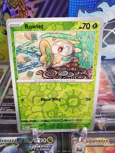 Rowlet 013/197 Reverse Holo Common Pokemon TCG S&V Obsidian Flames - Picture 1 of 2