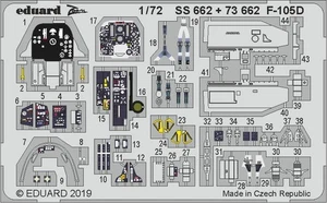 (EDPSS662) - Eduard P-Etch (Zoom) 1:72 - F-105D - Bild 1 von 1