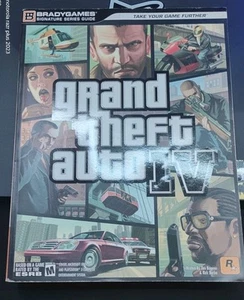 Bradygames "Grand Theft Auto IV" GTA4 Signature Series Strategy Guide/ W Map 🗽 - Picture 1 of 9