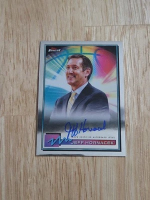 2021 Topps Finest JEFF HORNACEK Autograph #FA-JH Auto Suns - Image 1 of 4