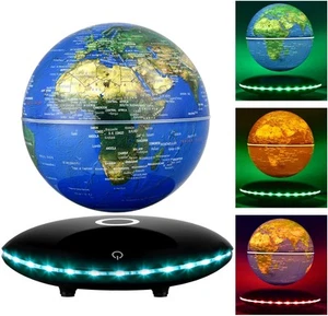 Multi-Color Changing Levitating Globe Magnetic Levitation Colorful light - Picture 1 of 9