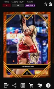 Liv Morgan - Serie 2 Naranja Nivel 6 Limitado - Topps Slam WWE 25 Digital - Imagen 1 de 1