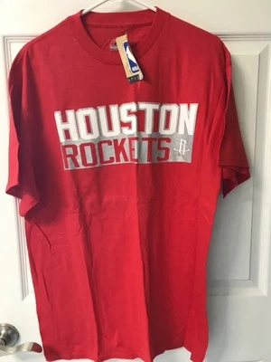 Houston Rockets - Chris Paul - Men’s Red T-Shirt Majestic NWT LARGE - Image 1 of 4