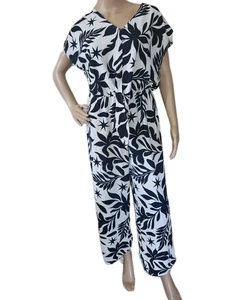 JUMPSUIT Damen Fred David Farbe weiß und schwarz Größe PM - Bild 1 von 3