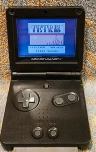 Original Nintendo Game Boy Advance SP AGS-001 Schwarz (Beschreibung lesen) - Bild 1 von 21