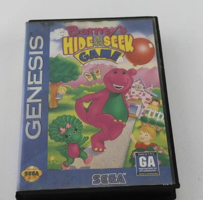 Vintage Sega Genesis Barney Hide and Seek Game  - Image 1 of 2