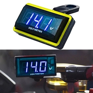 12V Voltmeter for Scooter with Large Electronic Display and ABS Material - Picture 1 of 8