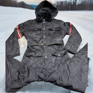 ✅VTG  FIELDMASTER Mens L 42-44 Insulated Hooded Ski Snowmobile Suit Coveralls - Picture 1 of 9