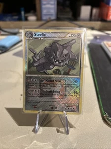 Steelix 24/95 Promo Crosshatch Holo League Promo Pokemon TCG HGSS Unleashed 2010 - Picture 1 of 2