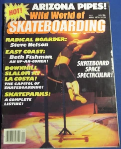 WILD WORLD OF SKATEBOARDING MAGAZINE  APRIL 1978  ARIZONA PIPES  EAST COAST LA C - Picture 1 of 6