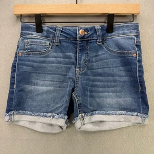Hippie Mädchen normale Leibhöhe Midi Denim Shorts Größe 10 - Bild 1 von 10