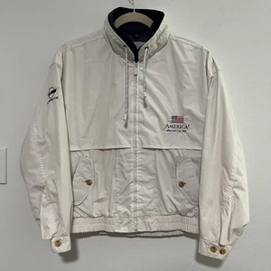 America3 America’s Cup 1992 Corvette White Jacket Men’s Large L Gear For Sports - Picture 1 of 7