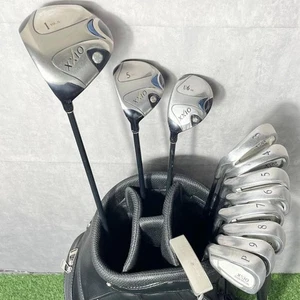 LH XXIO Club Set 1W 5W 6H 3-9i Pw PT 12pc Left Graphite & Steel Stiff Men Dunlop - Picture 1 of 9