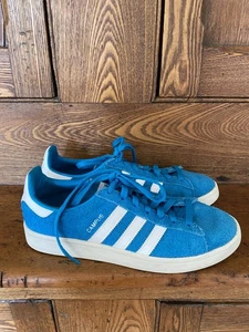 Adidas Campus 8 7.5 41.5 men turquoise bold aqua blue suede sneakers classic - Picture 1 of 8