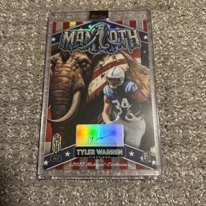 2024 WILD CARD TYLER WARREN MAMMOUTH TRUE 1/1 AUTO 4x6 Karte - Bild 1 von 3