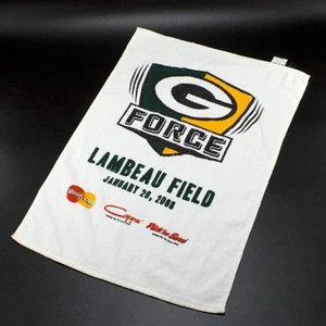 Asciugamano Rally Ventola Green Bay Packers 2007 NFC Favre's Last Home Game Lambeau - Foto 1 di 7
