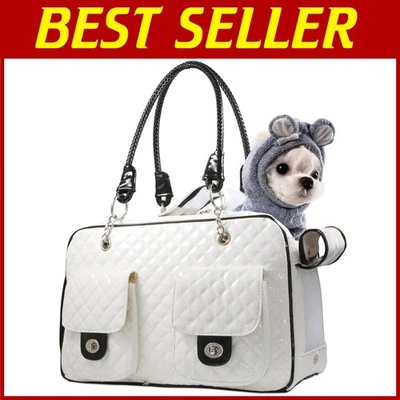 Small Dog Cat Travel Carrier, Collapsible, Airline Approved - Image 1 of 4