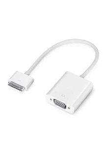 Apple Adattatore da 30 Pin a VGA - MC552ZM/B - Bianco A1368 - Originale K - Foto 1 di 4