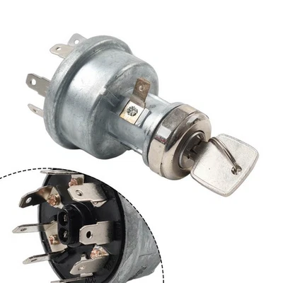 RE45963 Zündschalter mit Schlüsseln für John Deere Traktor 4300 4400 4600 4500 - Image 1 of 4