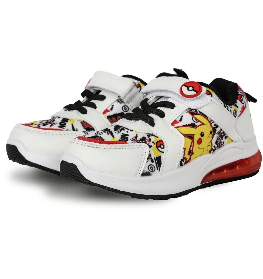 Niños Pokémon Entrenadores Iluminados Oficiales Pikachu Zapatos LED Suelas Intermitentes Foto 1 de 1