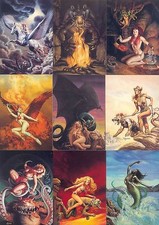 ART OF ROWENA COMPLETE 90 FANTASY ART TRADING CARD SET FPG 1993