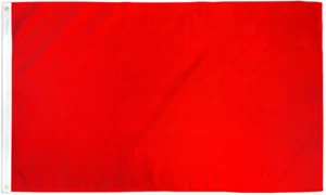 Solid Color Red Flag 3x5ft Solid Red 200D Dura Flag Sublimation Blank - Picture 1 of 2