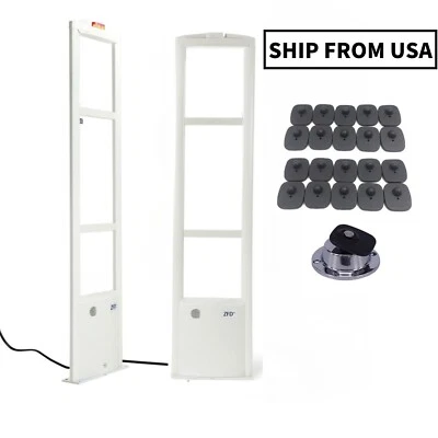 ZFD RF Checkpoint Compatible Retail Anti Theft Security Antenna+100 TAG+ACCESSORY