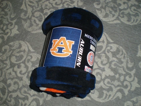 NEW Auburn Tigers Super Soft Raschel Throw Blanket, 40 x 60 inch Cover