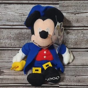 Disney Store Mickey Mouse als PAUL REVERE Amerika Plüschfigur Fourth of July Neu mit Etikett - Bild 1 von 4