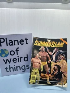 Programa de revistas WWF Summer Slam 1989 Hulk Hogan Macho Man Zeus con catálogo - Imagen 1 de 20