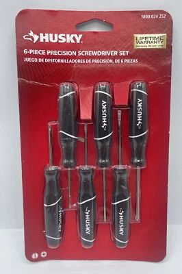Husky - 1000024252 - Precision Screwdriver Set - 6-Piece *Packaging Damage* - Image 1 of 2