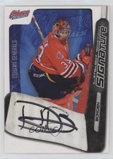 2007-08 Extreme Oshawa Generals Signatures Daryl Borden #23 Auto