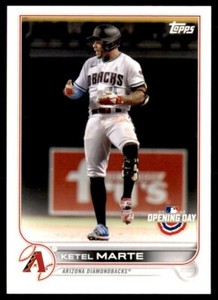 2022 Topps Opening Day Ketel Marte Arizona Diamondbacks #217