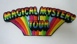 The BEATLES-Magical Mystery Tour Embroidered Iron-On Patch - 4.75" x 2" - Picture 1 of 2