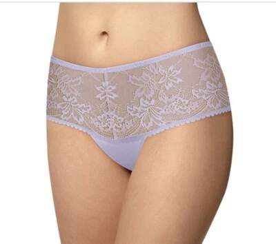 Bali Comfort Revolution Hipster Cheeky Panty Purple Lace Woman Plus Size 2X / 9 - Image 1 of 4