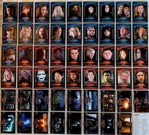 Harry Potter Heroes & Villains Base Card Set 54 Cards - Picture 1 of 4