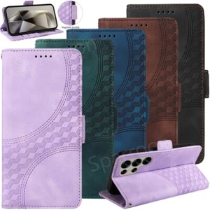 Handy Hülle für Samsung Galaxy S23 S24 Ultra FE A15 A55 5G Wallet Flip Etui Case - Picture 1 of 72