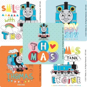 Thomas the Tank Engine Stickers x 5 - Thomas the Tank Birthday Party Stickers - Picture 1 of 6