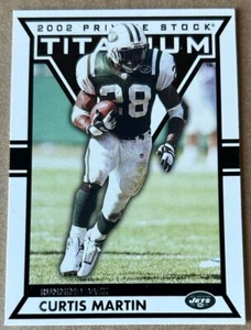 CURTIS MARTIN HOF 2002 PACIFIC PRIVATE STOCK TITANIUM Card #68 NM-MT Condition - Picture 1 of 2