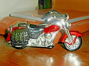 Harley Davidson 2002 Glass Christmas Ornament Collection Red And Chrome Bike - Picture 1 of 12