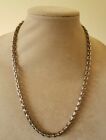 Men's unusual stainless steel two color 24" chain signed with Diamond mark