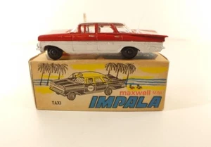 Maxwell Mini N°561• Chevrolet Impala "Polizia" •India• 1:43 In Scatola - Picture 1 of 6