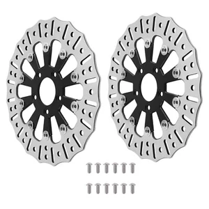 Rotor de disco de freno delantero 11,8" 2x para Harley Softail Breakout 2015-2024 5,0 mm de grosor - Imagen 1 de 11